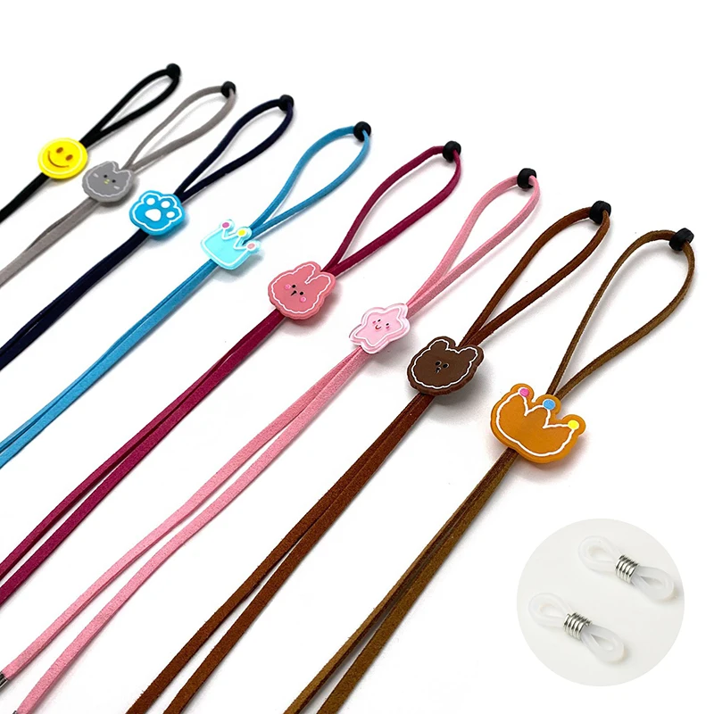 Face Mask Lanyard For Kids Anti-Lost Glasses Chains Neck Cord Slider Retainer Pressure Relief Ear Loop Extender Holder For Women