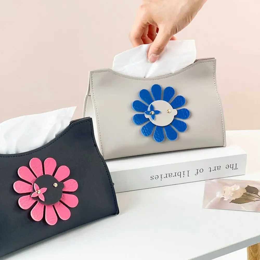 

Desktop Decoration Creative Tissue Box Cute Elegant Paper Box Multi-purpose Exquisite Napkin Storage Box Dinner Table