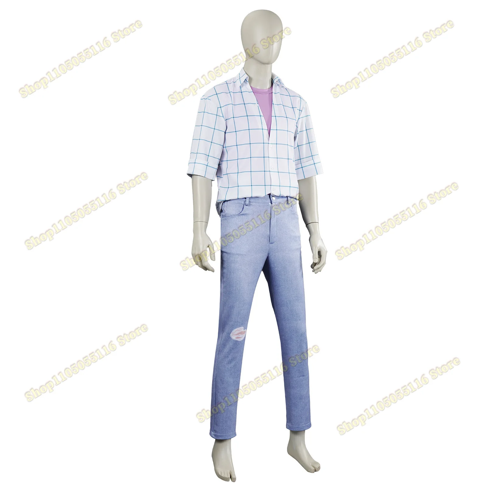 new Saja Boys Cosplay Jinu Cosplay Costume Kpop Demon Hunters Men Baby Cosplay Top Shirt Pants Full Set Halloween Roleplay Suit