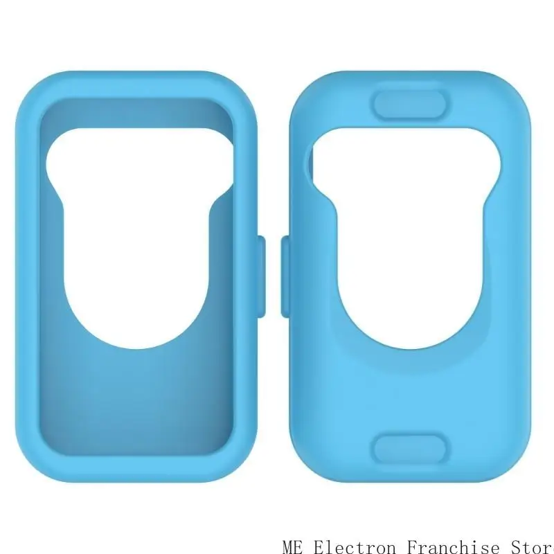 T5EAソフトシリコンケースバンド8/9スマートウォッチスクラッチ耐性プロテクターハーフパックハウジングの保護カバー