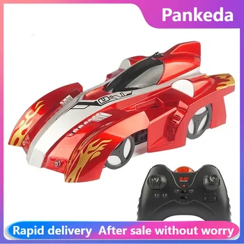 New RC Wall Climbing Car Toys Remote Control Car Drift Flashing Racing Toys Anti Gravity Car Children Mini Stunt RC Toy Gifts