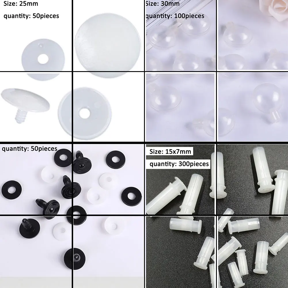 

50-300 шт. Звуковые вставки-пищалки для игрушек, сменные аксессуары, инструменты для ремонта, пластиковые вставки для самостоятельного изготовления звуков для домашних животных
