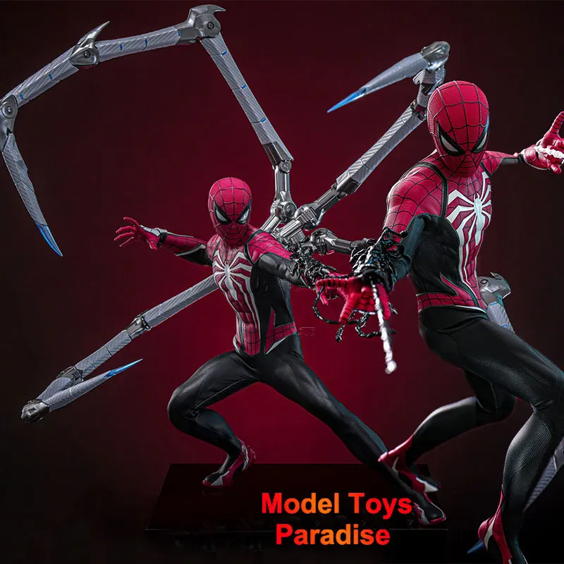 

HOTTOYS HT VGM66 1/6 Коллекционный Человек-Паук 2.0 Красный Черный Усовершенствованный Боевой Костюм Супергерой 12 дюймов Полный Набор Фигурка Солдата