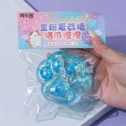 Cute Cartoon Cat Paw Squishy Toy Soft Mochi Squeeze Toy Slow Rebound Stress Relief Toys Stress Release Hand Relax Gifts