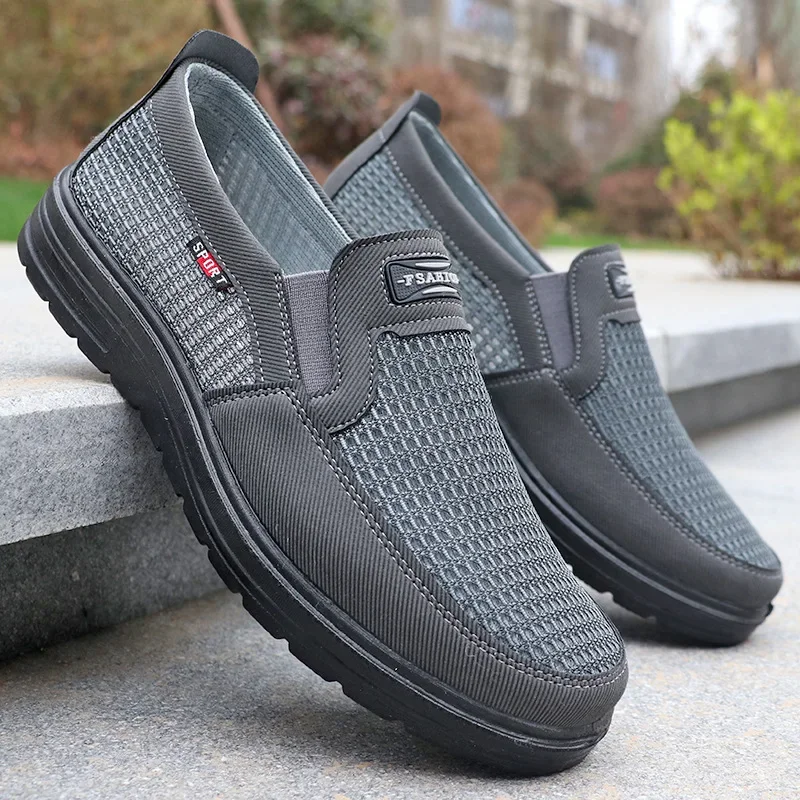 Zapatos informales ligeros para Hombre, zapatos de lona, mocasines antideslizantes resistentes al desgaste para Hombre, zapatos cómodos y transpirables para conducir, Zapato para Hombre