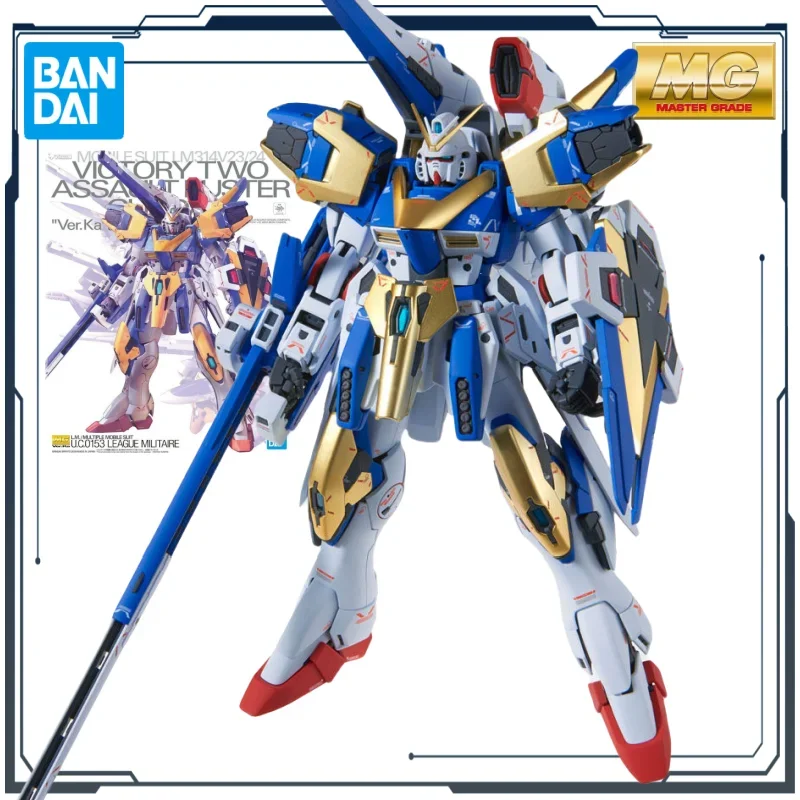 

BANDAI Original MG Web-exclusive Version Series V2 Assault-Buster GUNDAM Ver.KA 1/100 Anime Assembly Model Toys Gifts for Boys