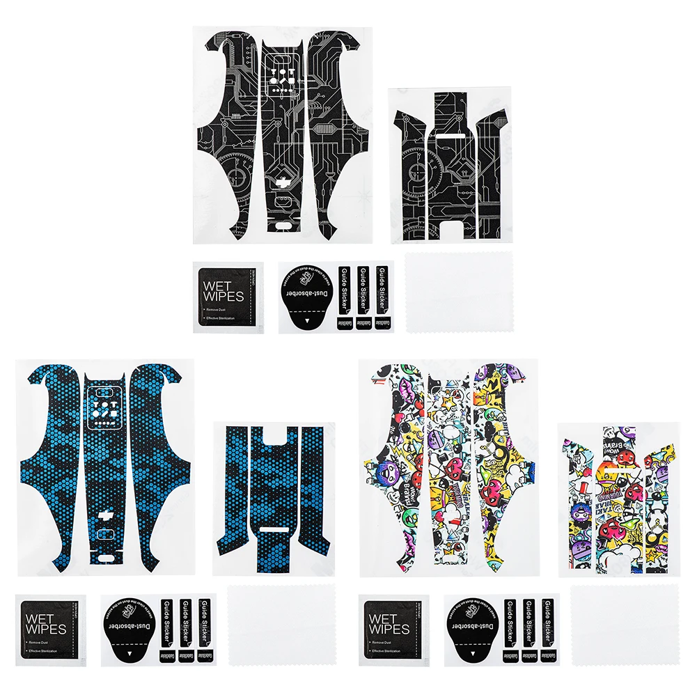 مجموعة ملصقات الفينيل شارات الطائرة بدون طيار DIY المضادة للخدش الملونة ملصق مزخرفة كومبو الجسم طبقة رقيقة واقية لملحقات DJI Neo