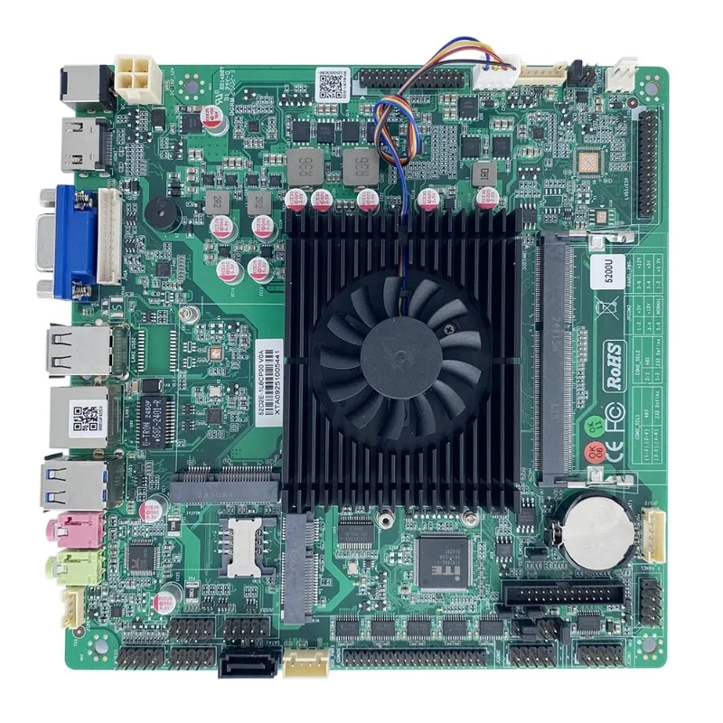

New industrial computer main board i5-5300U i7-5500U itx cash register main board 6COM dual display