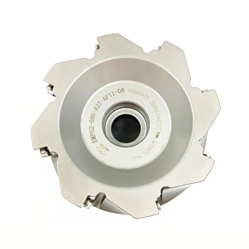 EMP02-080-A27-AP11-08 / EMP02-080-A27-AP16-07/07C EMP02-080 EMP02  ZCC.CT 90° Square shoulder milling cutter disc 1PCS/BOX