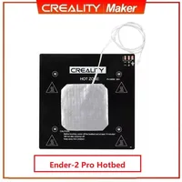 CREALITY 3D Printer Part Ender-2 Pro Hotbed Kit Replacement Heatbed Plate with Soft Magnetic Sticker Plate for Ender-2Pro
