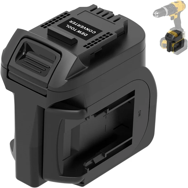 

2 in 1 Battery Adapter for Dewalt 18V 20V Li-ion Battery to for Dewalt 20V Cordless Power Tool Higher Power Converter