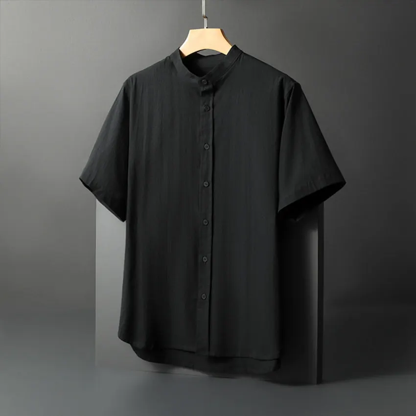 

Летняя тонкая мужская повседневная свободная футболка с коротким рукавом, однотонная, простого дизайна, модная, молодежная, повседневная.