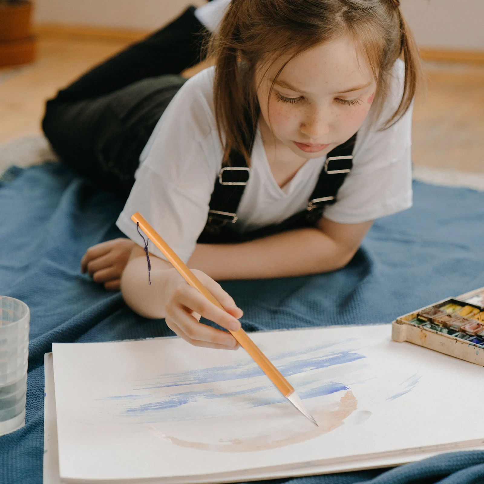 مجموعة فرش الخط مكونة من 3 قطع، قلم رسم احترافي للكتابة الصينية للمبتدئين، لوازم فنية مع الخيزران والصوف #3