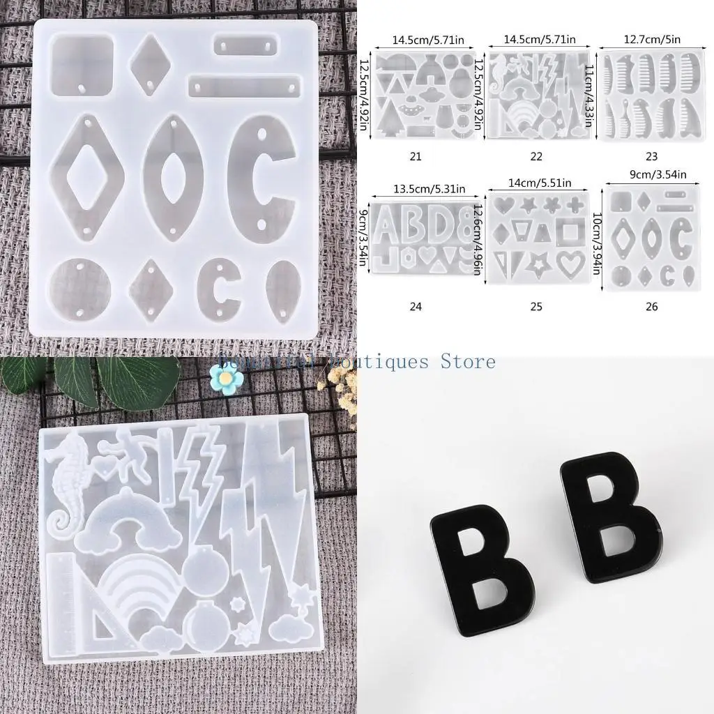 

U4LF DIY Art Crafts Ушные шпильки отлив плесень