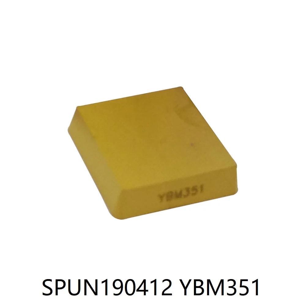 

SPUN190412 ZCC Milling Inserts Lathe Tool For processing steel SPUN YBM351 10pcs/box