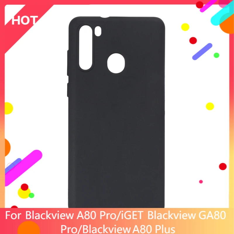 Чехол для iGET Blackview GA80 Pro, Blackview A80 Plus Мягкая силиконовая задняя накладка из ТПУ, матовый, противоударный