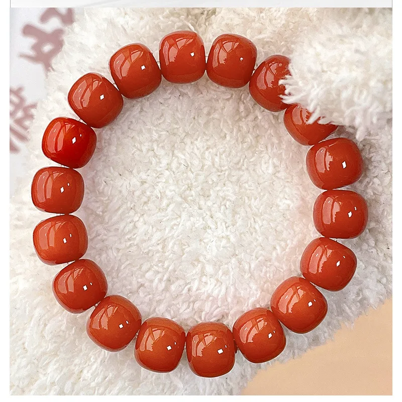 Natural Bodhi Root Rouge Red Hand String Wedding Holiday Good Luck Original Design High Throwing Craft Wholesale Manufacturers