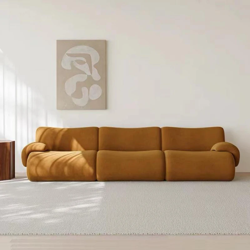 Minimalist Sectional Corner Sponge Sofa in Box Vacuum Compressed Sofa Set Living Room Couch