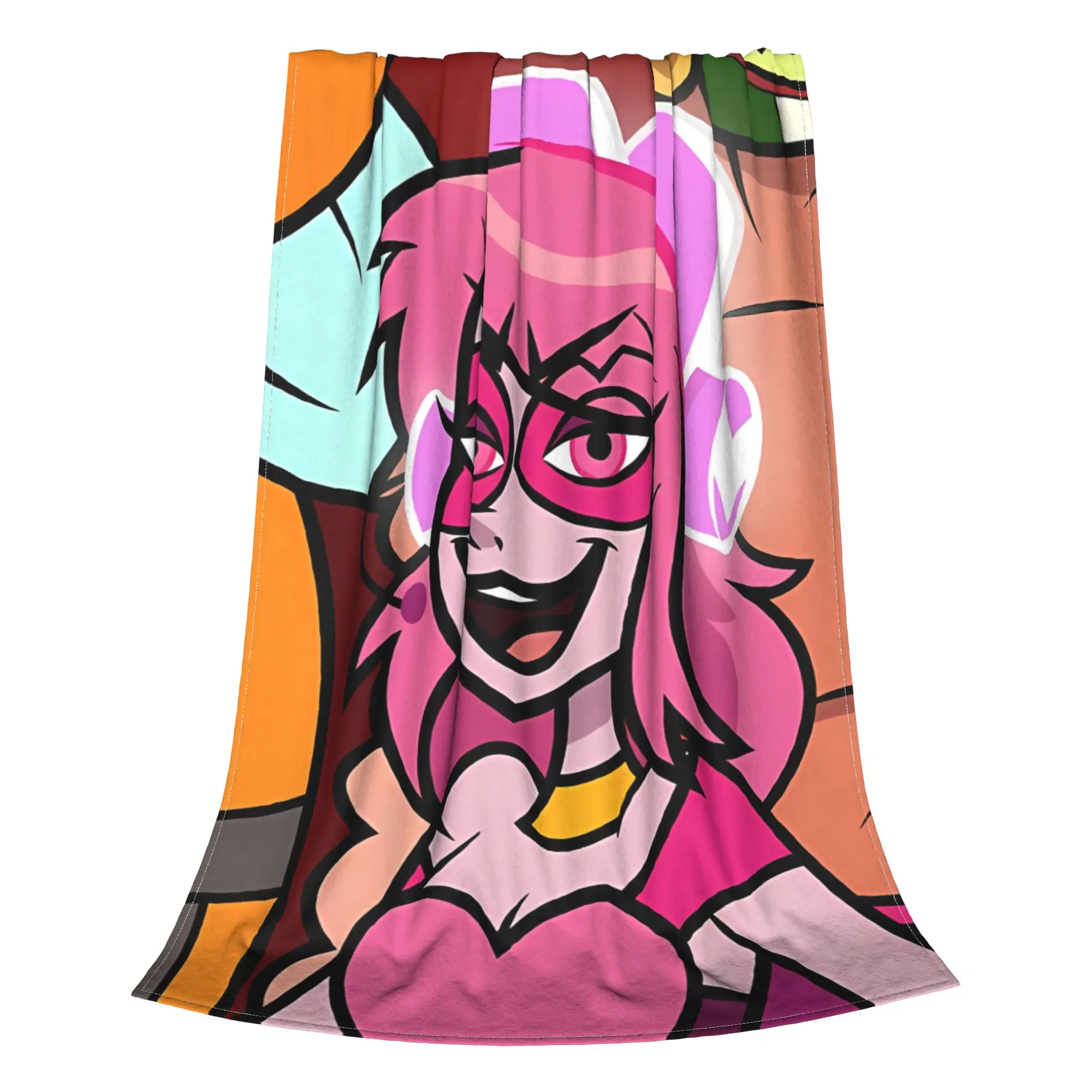 1PC Home Cutecore Cartoon Villainous Blanket Super Cosy Plush Home Living Room Sofa Halloween
