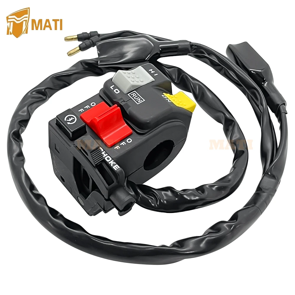 Control Switch Start Kill Stop Headlight Button for Honda TRX250 1985 1986 1987 35200-HA8-681 35200-HA8-004