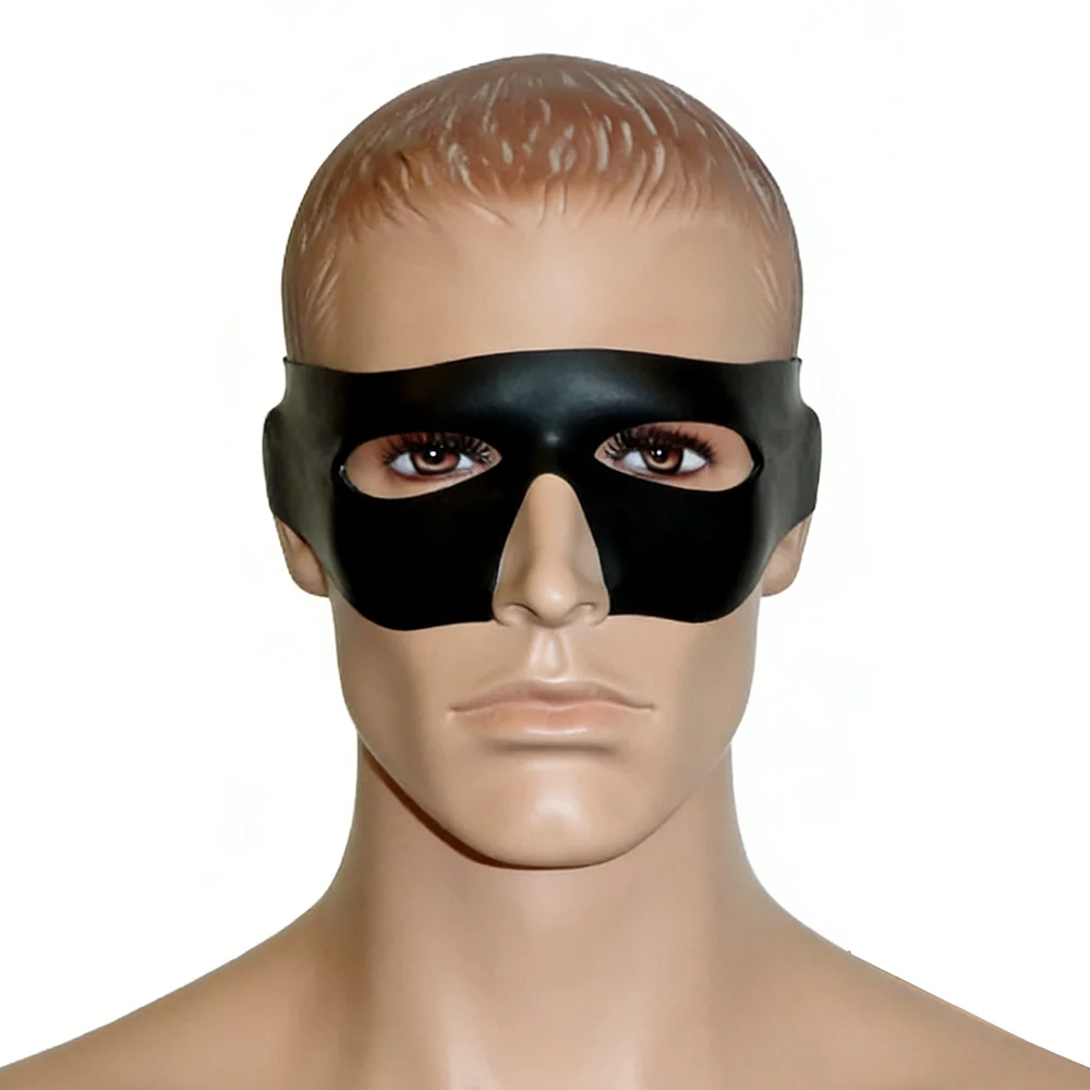 

Natural Men's Latex Rubber Eyes Mask Cover, Custom Size Made, Handmade, RLM186
