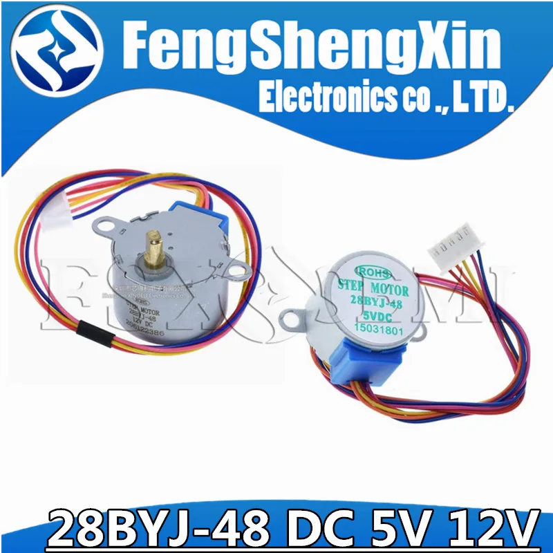 28BYJ-48 DC 5V 12V Reduction Step Gear Stepper Motor 4 Phase for arduino Diy Kit 28BYJ-48-5V 28BYJ-48-12V Module