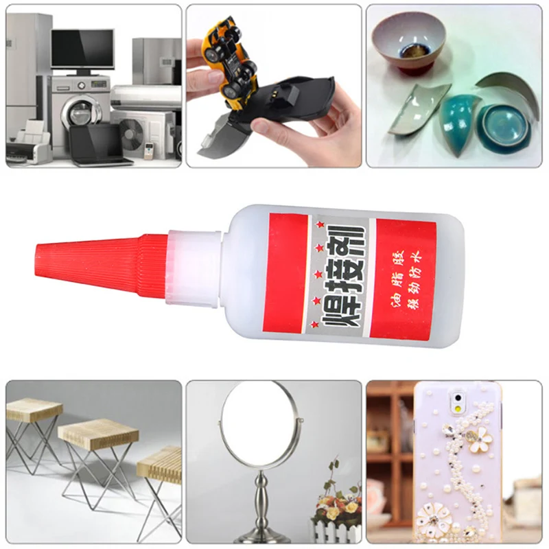 Universal Welding Glue Plastic Wood Metal Rubber Tire Repair Glue Soldering Agent Repair Glue Adhesive EIG88