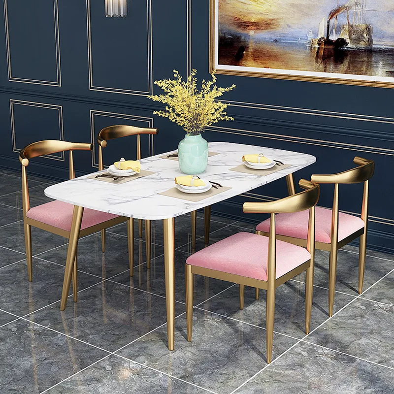 

Luxurious Full Modern Luxury Marble Dining Tables Set Room Furniture Chairs Dining Room Sets Rooms for 8 Ch and 6 Seater 4 Sill