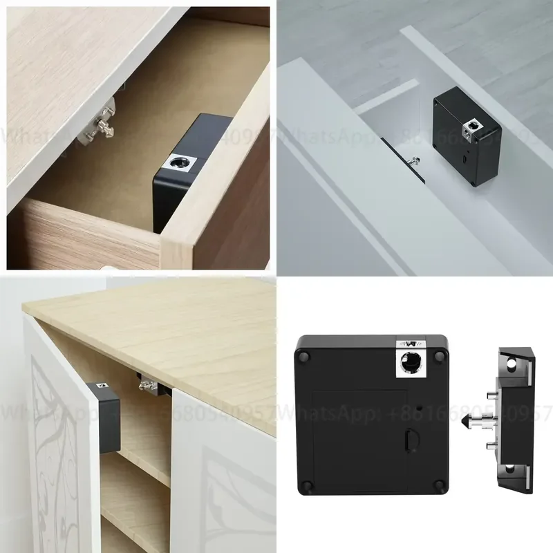 Smart Invisible Cabinet Electronic Rfid Card Locker Hide Under Table Rfid Drawer
