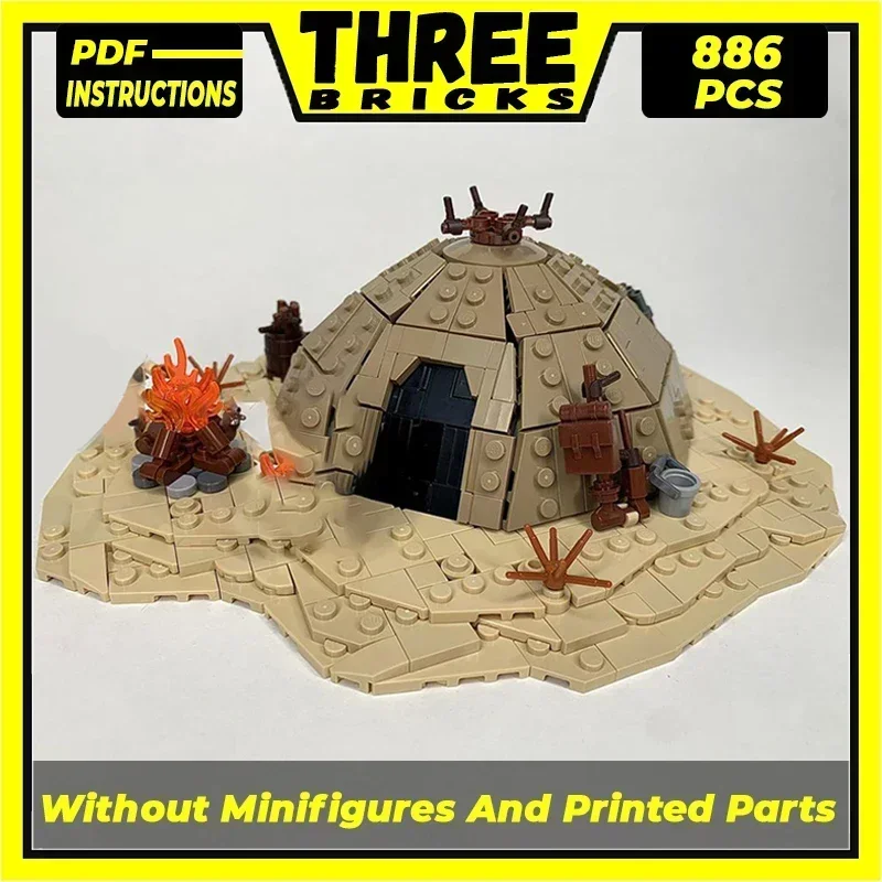 

Popular Star Movie Model Moc Building Bricks Raider Village Camp Technology Modular Blocks Gift Christmas Toys DIY Sets Assembly