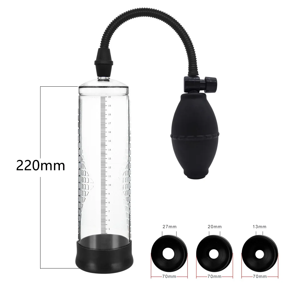 Scale Measure Penis Vacuum Pump Penis Increase Vergroting Male Enhancement Cock Strengthen Pomp Penis Trainer Sex Toys for Man