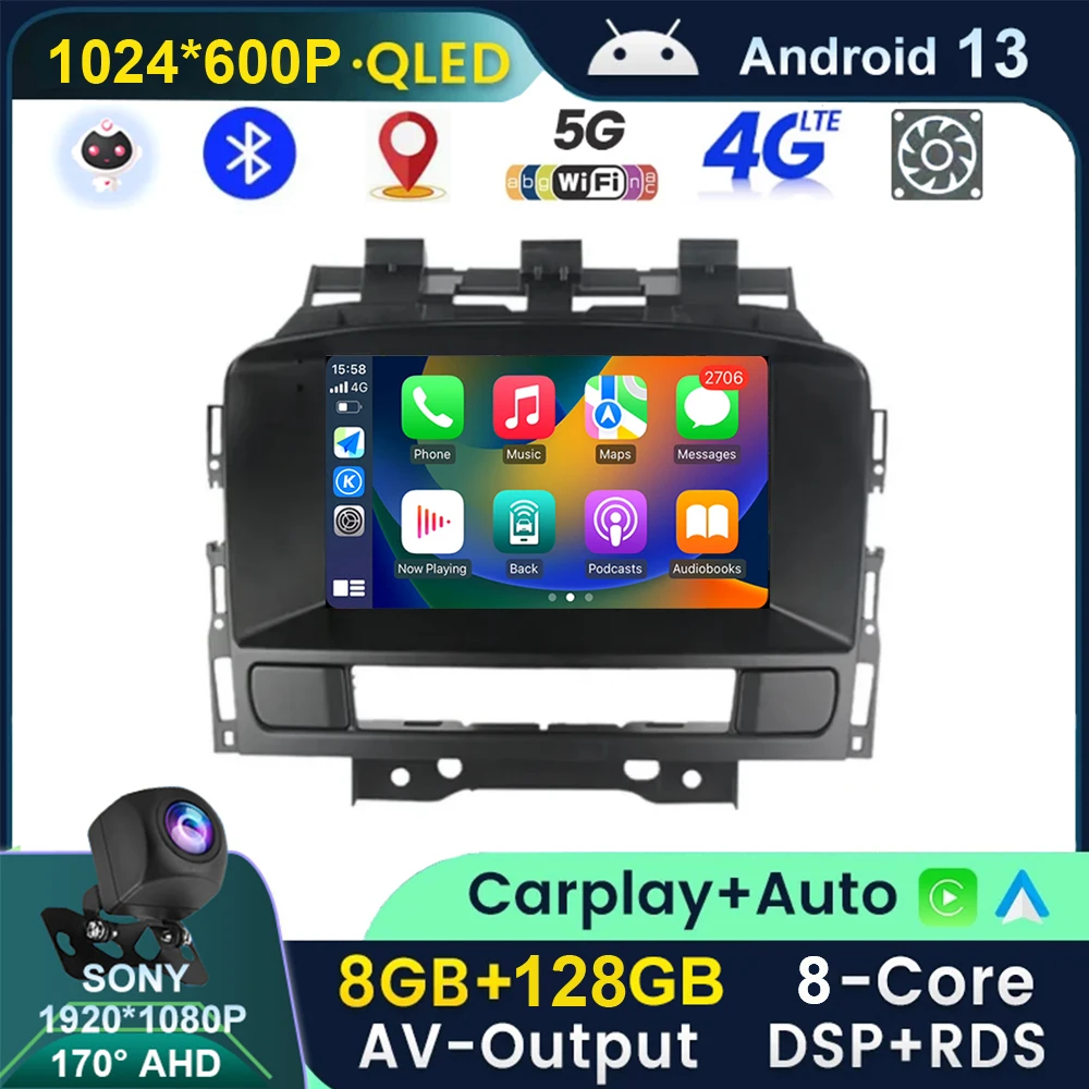 

7 “ 8 Core Android 13 Car Radio For Buick Excelle GT XT Opel Astra J 2011 2012 Player GPS Map RDS DSP Wifi Multimedia Carplay BT