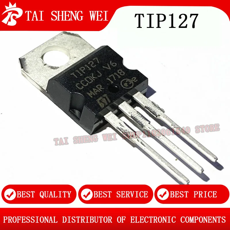 10pcs/lot TIP122 TO-220 T1P122 TO220 TIP127 TIP142T TIP142 NPN Silicon Transistors