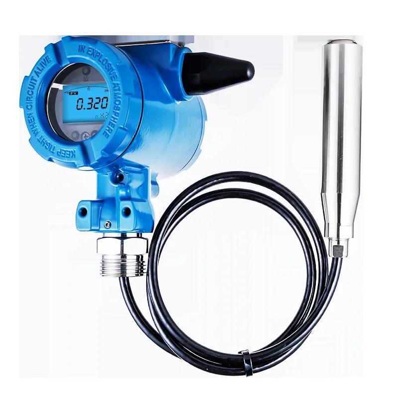 Wireless LoraWAN Lithium Battery Water Level Controller Mobile Phone Monitorable Remote Alarm Level Meter Transmitter