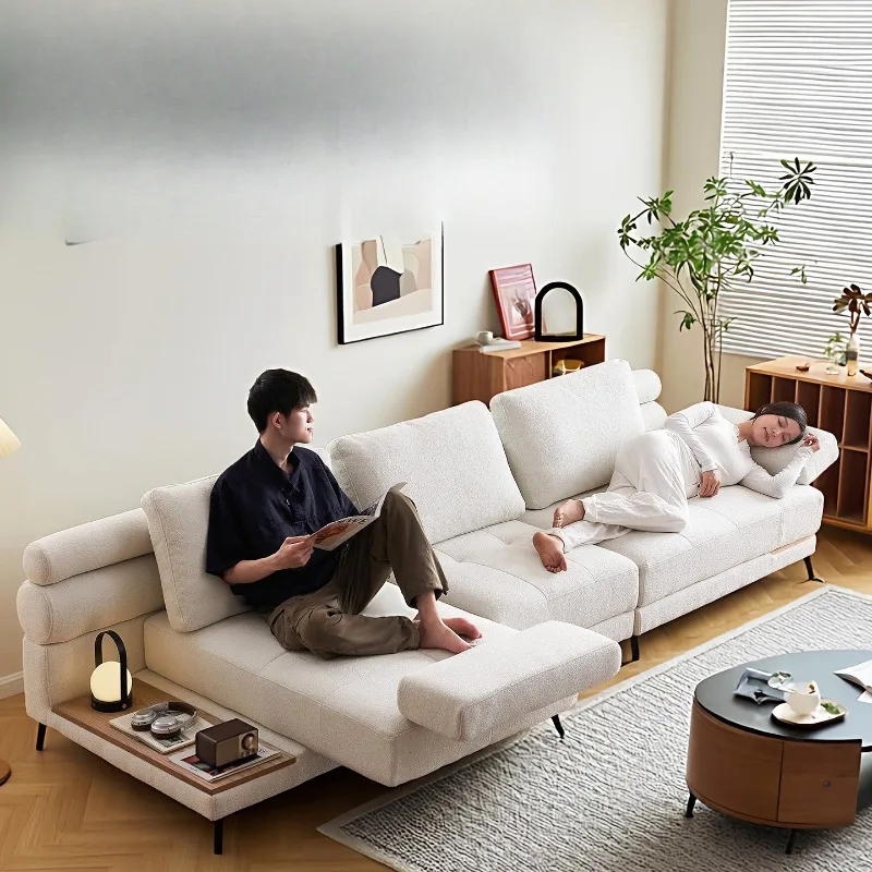 كريم الرياح جزيرة ديناميكية أريكة غرفة المعيشة 2025 جديد الإبداعية متعددة الوظائف الدورية وحدة وابي سانسي أريكة قماش الرياح #1