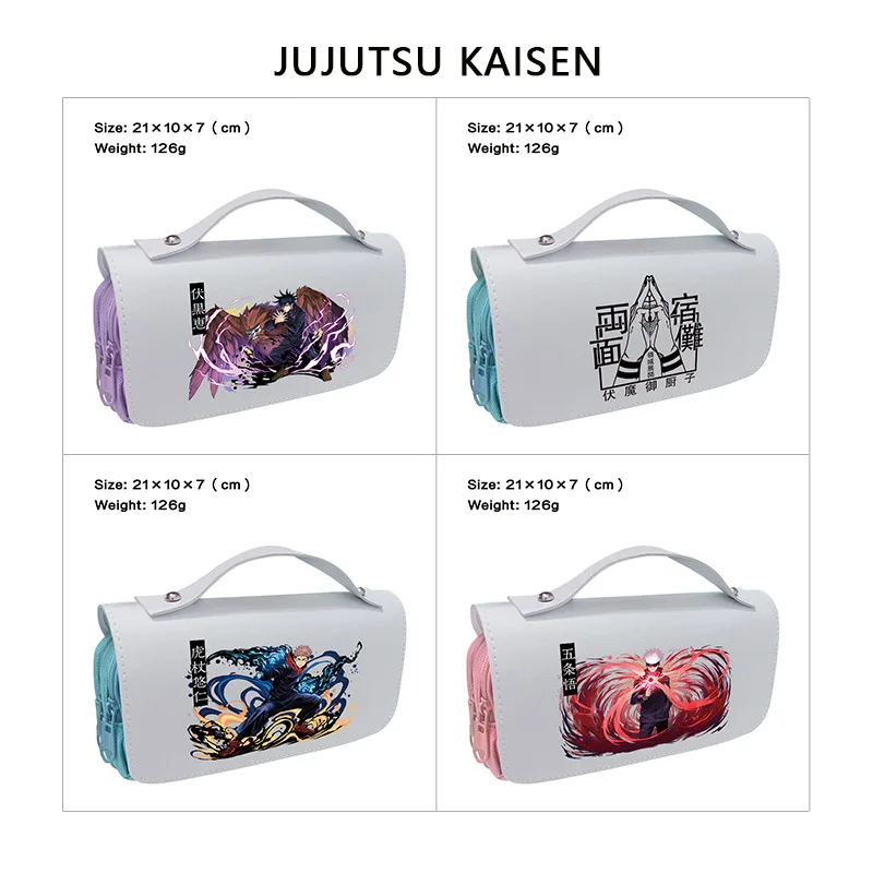 Аниме ююютсу Kaisen, пенал Yuji Ltadori, женские косметички, коробка для канцелярских принадлежностей для мальчиков и девочек, детский карандаш, школьная сумка, подарок Аниме ююютсу Kaisen, пенал Yuji Ltadori, женские косметички, коробка для канцелярских принадлежностей для мальчиков и девочек, детский карандаш, школьная сумка, подарок