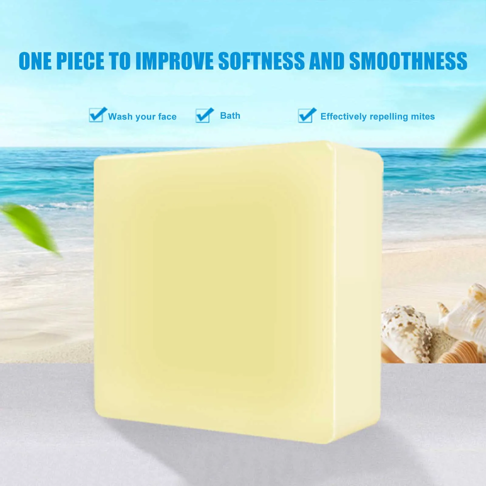 Vegan Natural Bar Soap Moisturizing Soap with Natural Goat's Milk for Face Dry and Natural Oily Skin