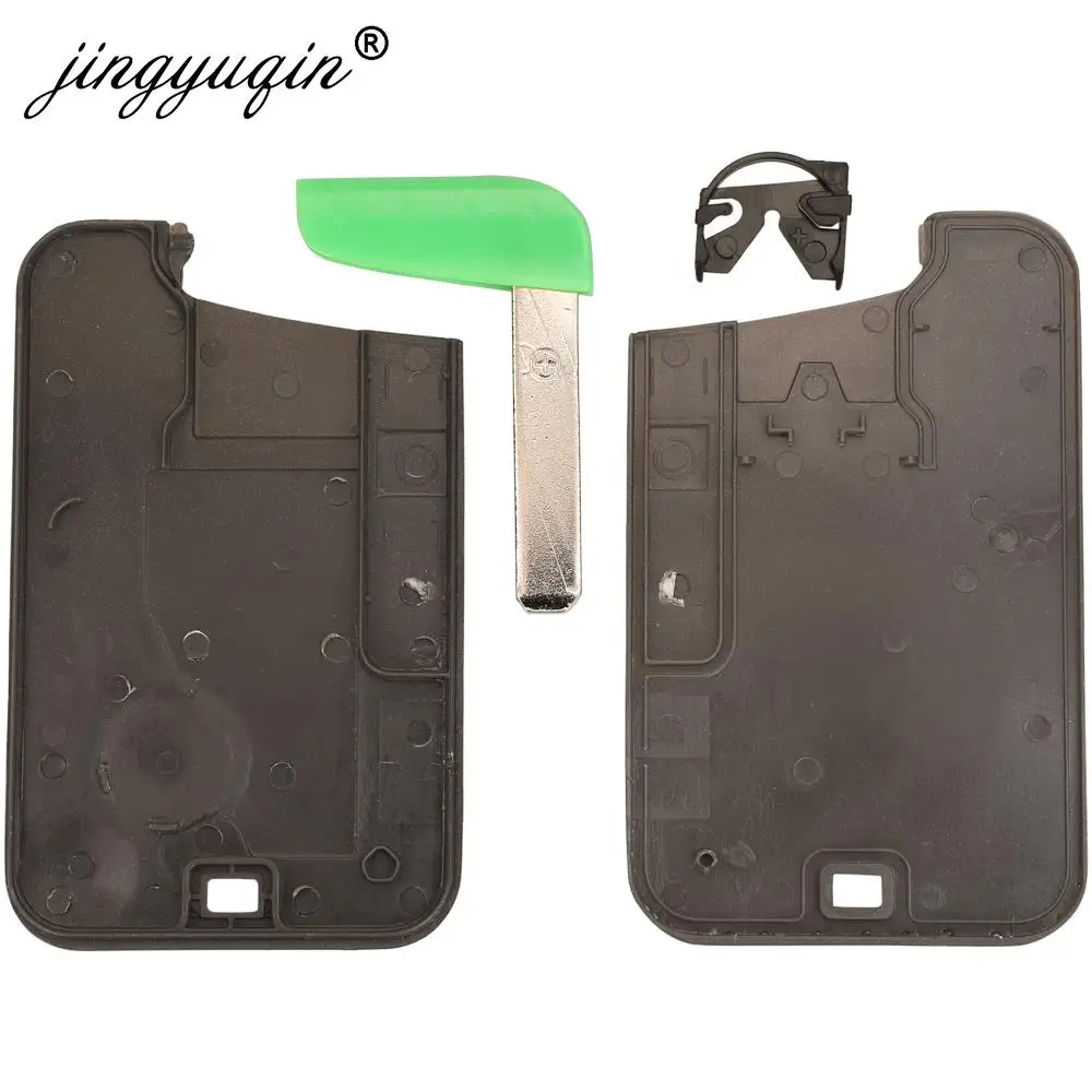 jingyuqin 2/3  Buttons Car Remote Key Card Shell Smart Card Keyless Case For Renault Laguna Espace Replacement