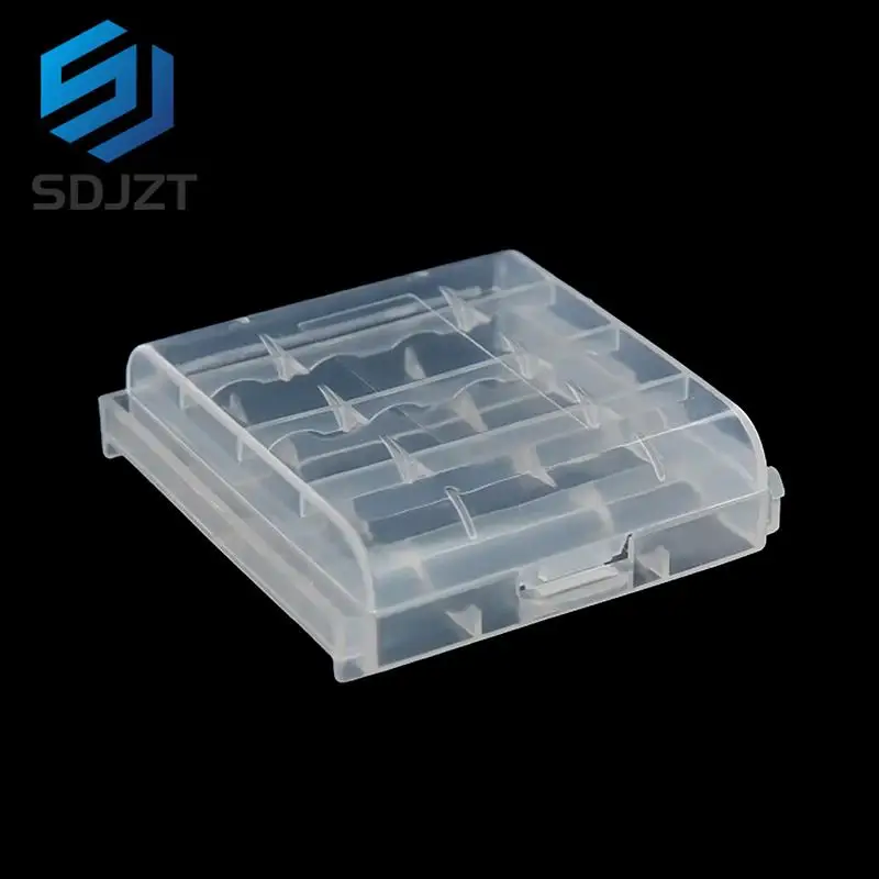 2 4 8 Slots AA AAA Battery Storage Box Hard Plastic Case Cover Holder Protecting Case With Clips For AA AAA Battery Storage Box