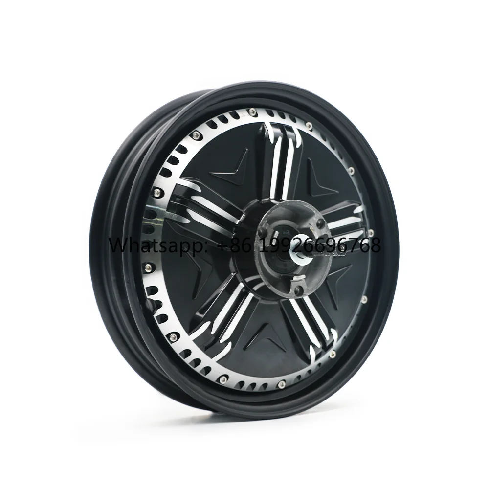 

12inch 48v 1000w 60v 2000w High Power Dc Brushless Magnet Disc Brake Wheel Hub Motor