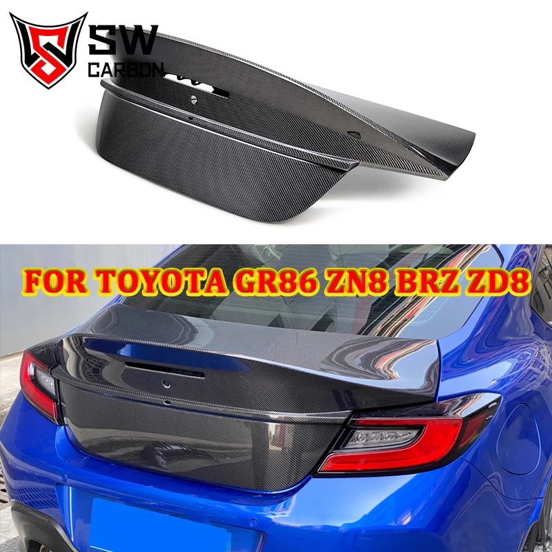 Carbon Fiber CSL Style Trunk Lid for Toyota GR86 ZN8 BRZ ZD8 Car Rear Trunk Replacement Installation Auto Accessories