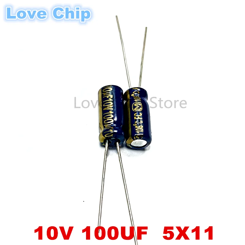 

Новые электролитические конденсаторы Matsushita FC 10V100UF 5X11MM 100UF 10V для аудио, 10 шт./50 шт./100 шт., EEUFC1A102L, золотая маркировка