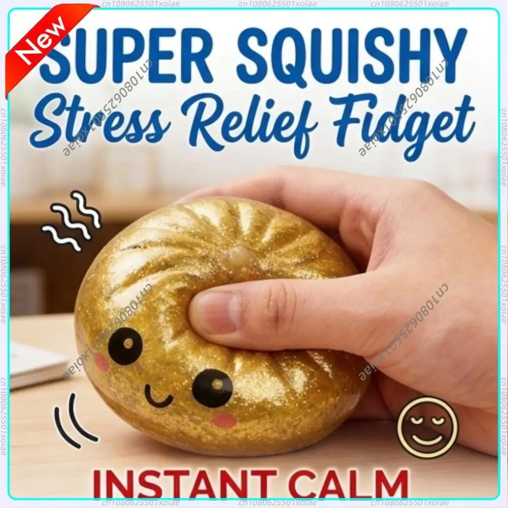 

Реалистичная игрушка-сквиш в виде паровой булочки: прозрачная кожа, красный сердечник, мягкая, для снятия стресса, с мини-пароваркой в подарок