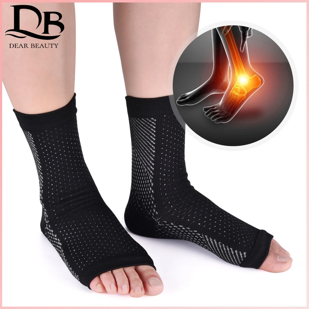 Anti-fatigue Ankle Heels Support Compression Sleeves Foot Support Sports Pain Relief Socks Relieve Discomfort Soreness