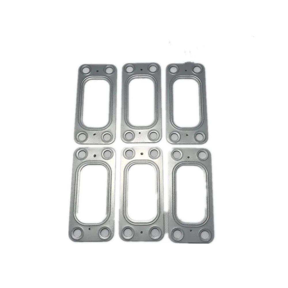 Excavator parts Sany SY385 465 Kato DH2045 6D22 6D24 Engine exhaust manifold gasket Liebherr R916B 924B 934 944 cylinder gasket