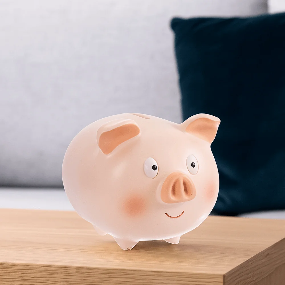 Anti Drop Piggy Spaarpot Spaarpot Grote Capaciteit Cartoon Piggy Spaarpotten Decoratieve Collectible Spaarpot Model Spaarpot