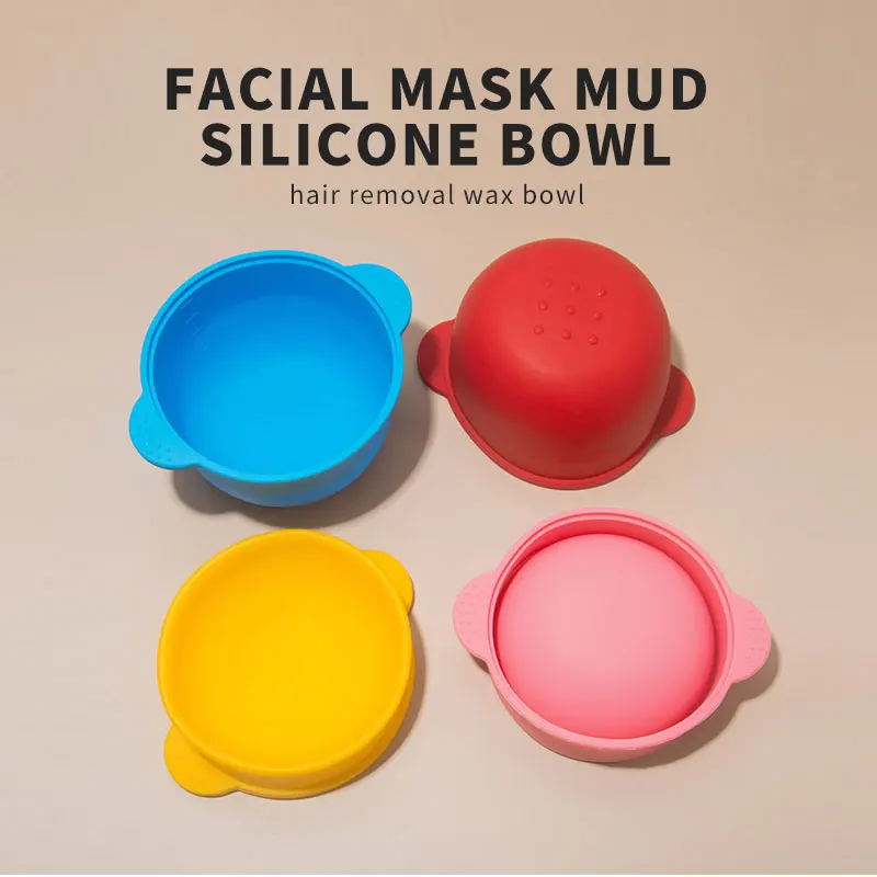 وعاء تسخين سيليكون لقناع الوجه ، وعاء ضبط غشاء ، مقاوم للحرارة العالية ، لحية منزلية وشمع العسل