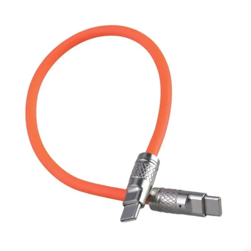 Type C to Type C Extension Cable Power Wire 30cm Long for Smartphones Tablets Laptop Fast Charging 480Mbps Data Transfer