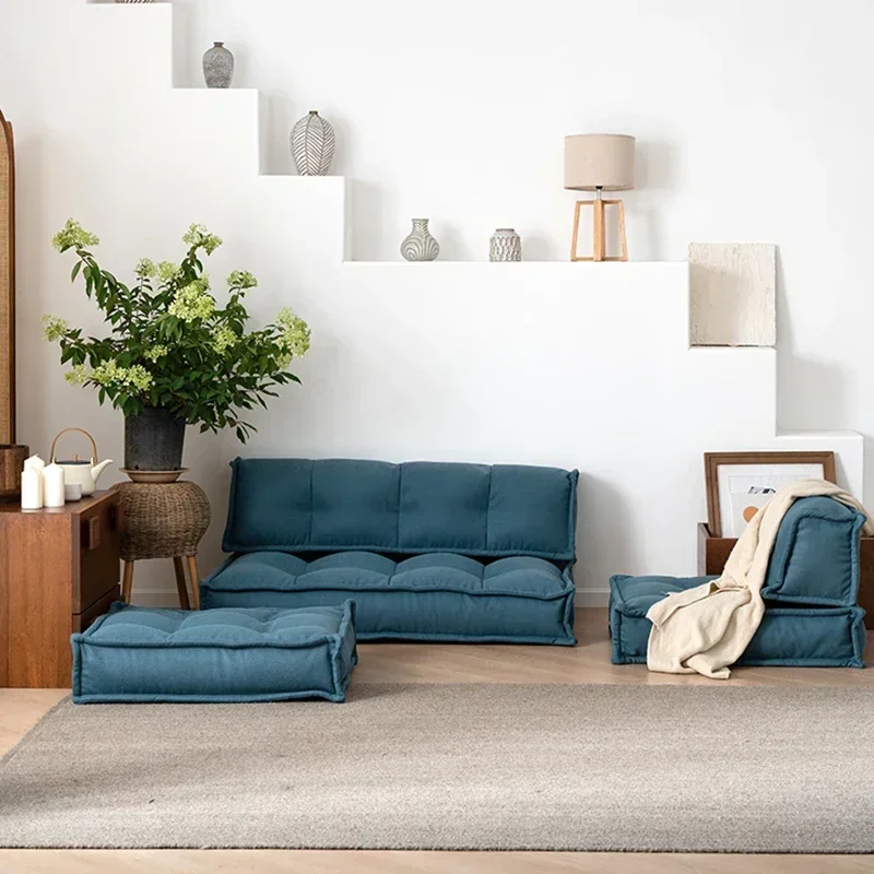 Floor Modern Corner Sofa Tatami Minimalist Relax Lazy Living Room Sofa Reading Modular
