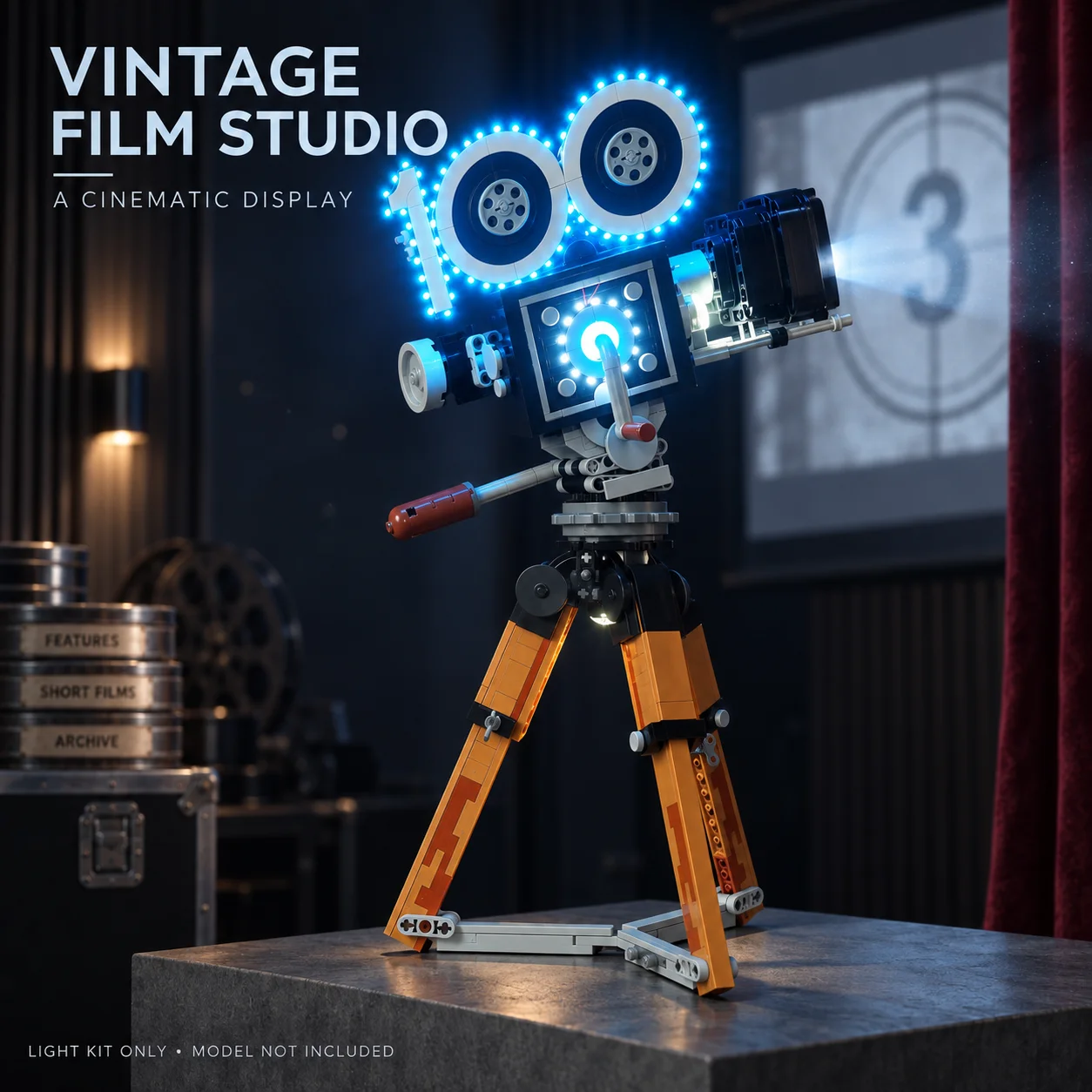 MAXCXT LED Light Set For LEGO 43230 Tribute Camera  DIY Decorative Lamp Not Include Lego Building Blocks Set ﻿